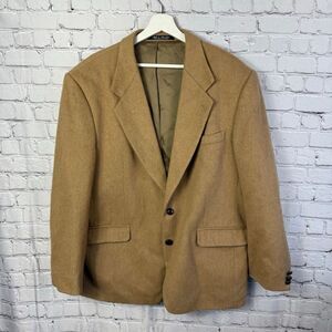 Vintage Camel Hair Deansgate Blazer Mens Size 44R